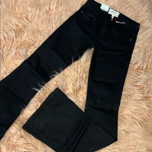Black bell bottom jeans